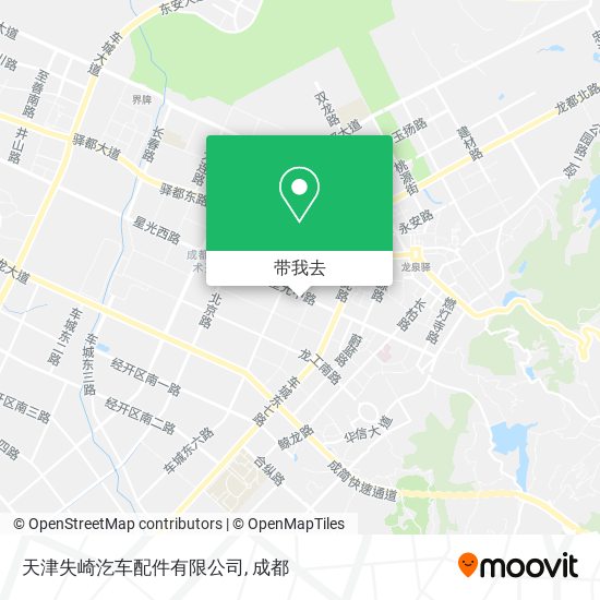 天津失崎汔车配件有限公司地图