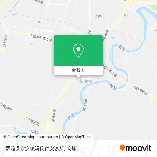双流县永安镇冯氏仁安诊所地图