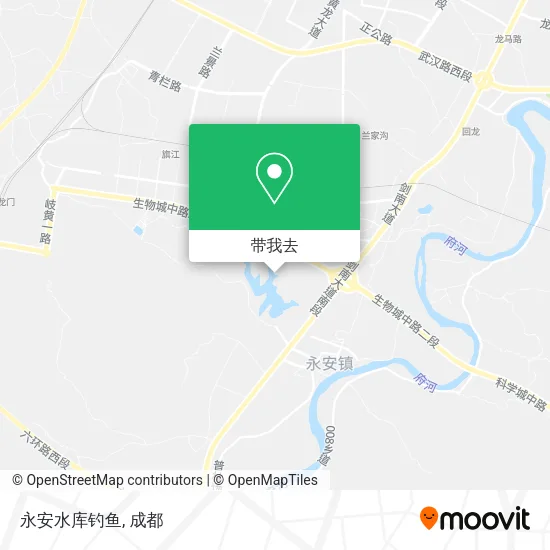 永安水库钓鱼地图