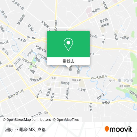 洲际·亚洲湾-A区地图