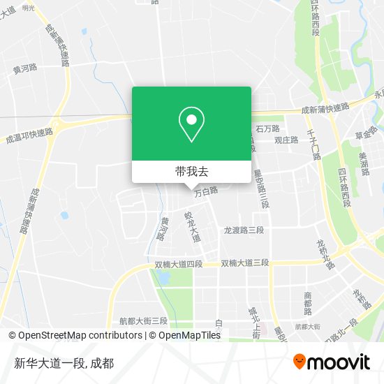 新华大道一段地图