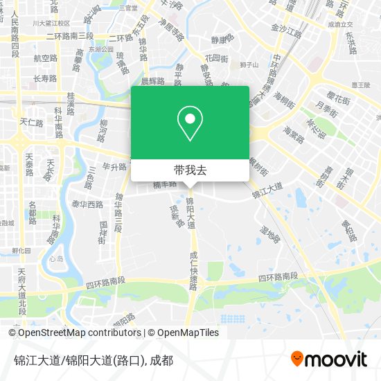 锦江大道/锦阳大道(路口)地图