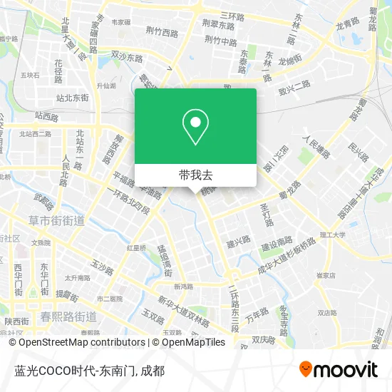 蓝光COCO时代-东南门地图