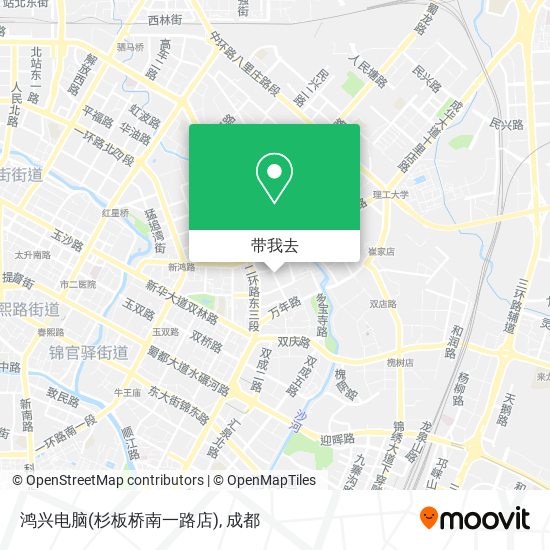 鸿兴电脑(杉板桥南一路店)地图