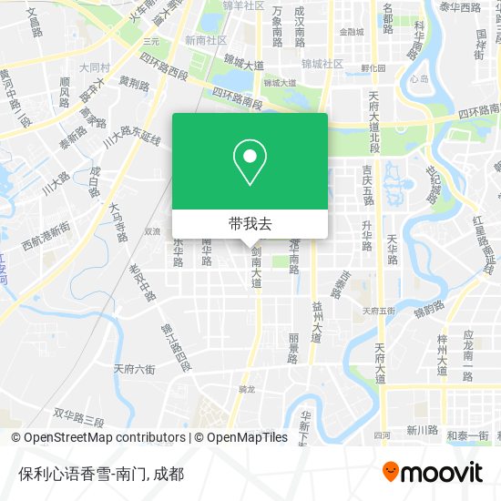 保利心语香雪-南门地图