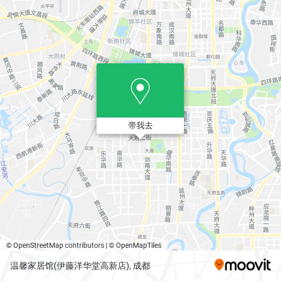 温馨家居馆(伊藤洋华堂高新店)地图