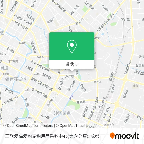 三联爱猫爱狗宠物用品采购中心(第六分店)地图