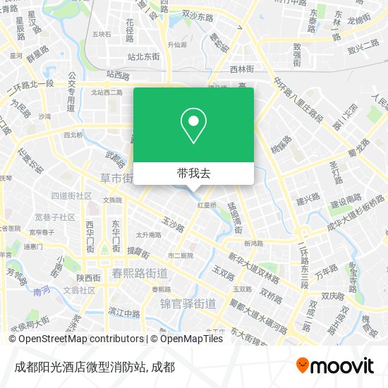 成都阳光酒店微型消防站地图