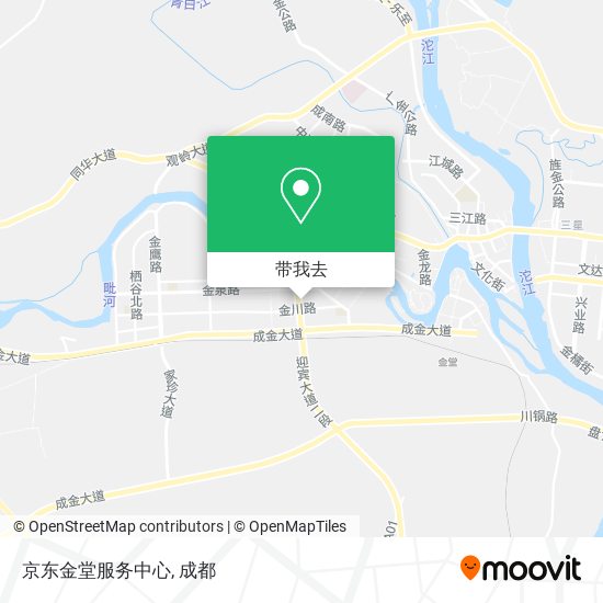 京东金堂服务中心地图
