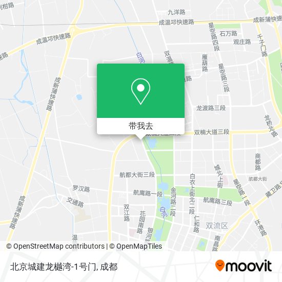 北京城建龙樾湾-1号门地图