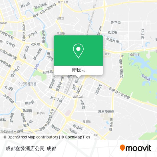 成都鑫缘酒店公寓地图