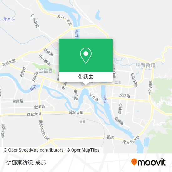 梦娜家纺织地图