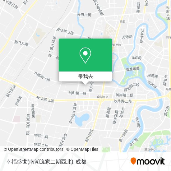 幸福盛世(南湖逸家二期西北)地图