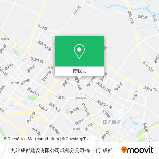 十九冶成都建设有限公司成都分公司-东一门地图