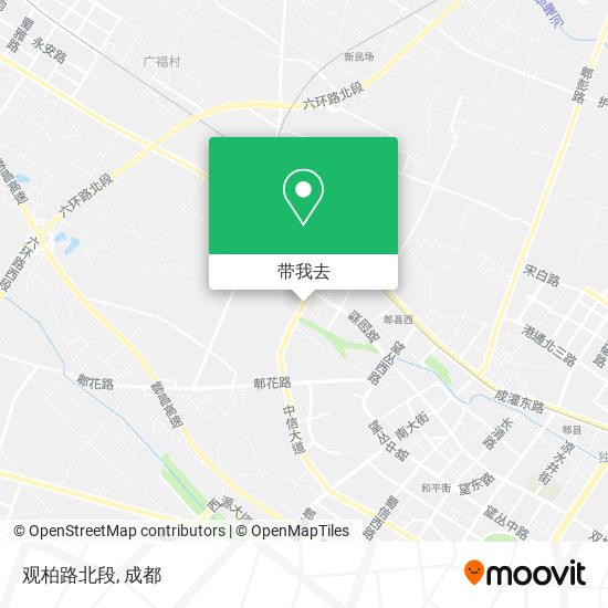 观柏路北段地图