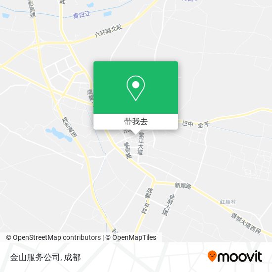 金山服务公司地图