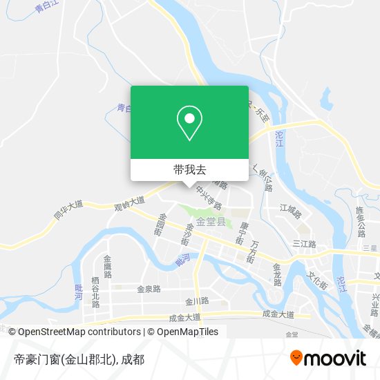 帝豪门窗(金山郡北)地图