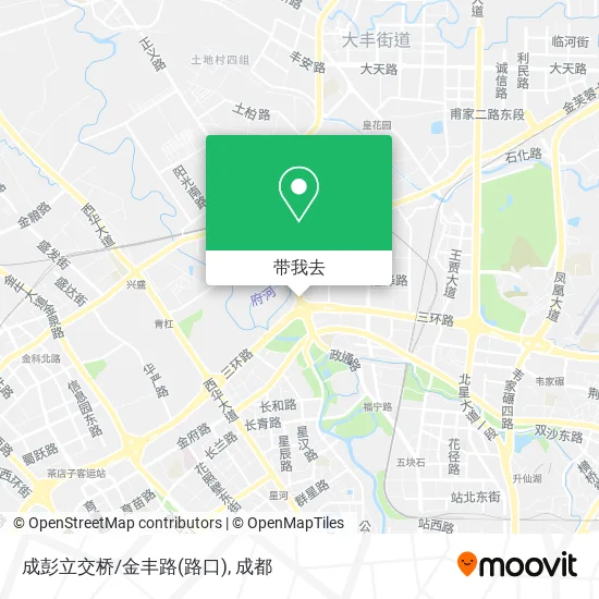 成彭立交桥/金丰路(路口)地图