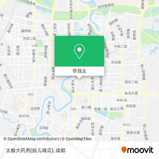 太极大药房(姐儿堰店)地图