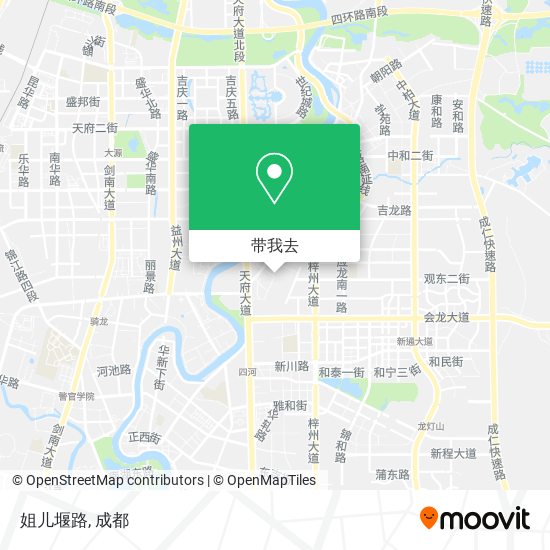 姐儿堰路地图