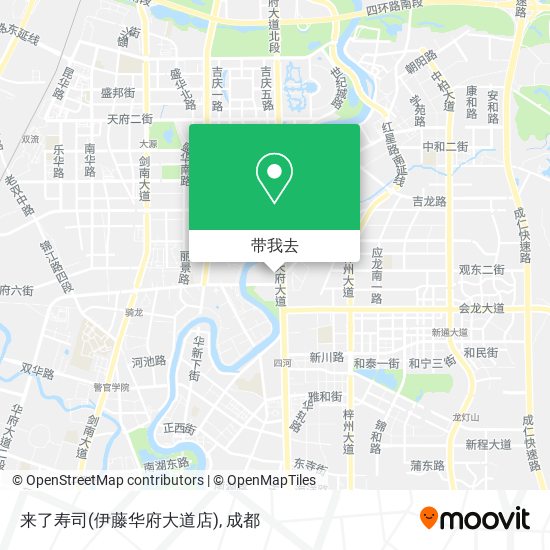来了寿司(伊藤华府大道店)地图
