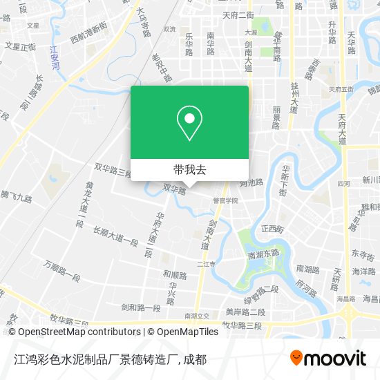 江鸿彩色水泥制品厂景德铸造厂地图