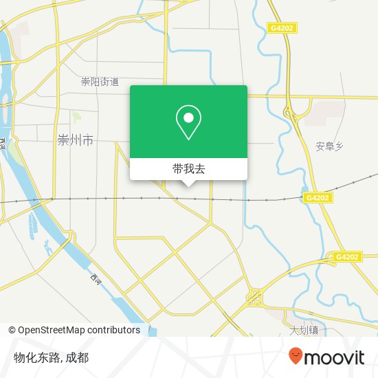 物化东路地图