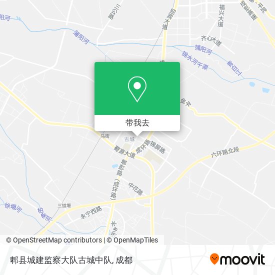 郫县城建监察大队古城中队地图