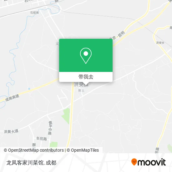 龙凤客家川菜馆地图