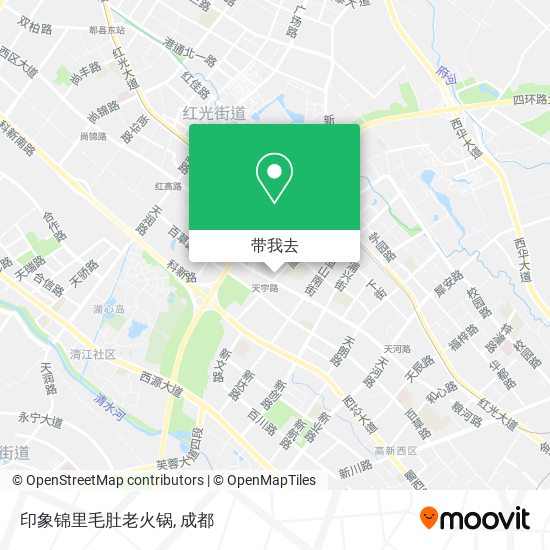 印象锦里毛肚老火锅地图