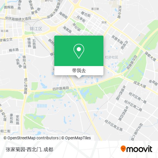 张家菊园-西北门地图