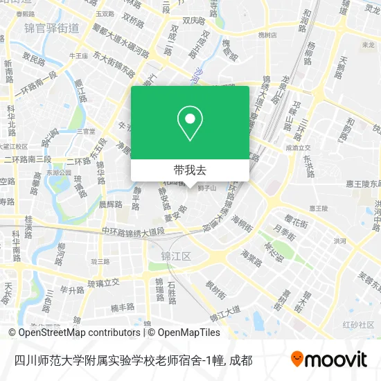 四川师范大学附属实验学校老师宿舍-1幢地图