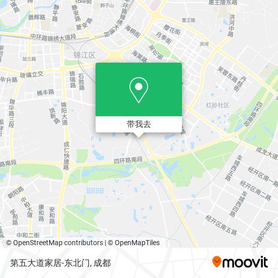 第五大道家居-东北门地图