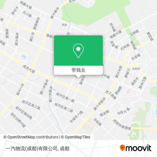 一汽物流(成都)有限公司地图