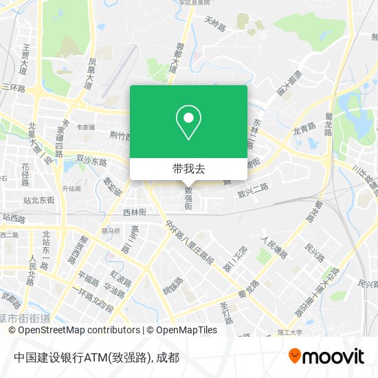 中国建设银行ATM(致强路)地图