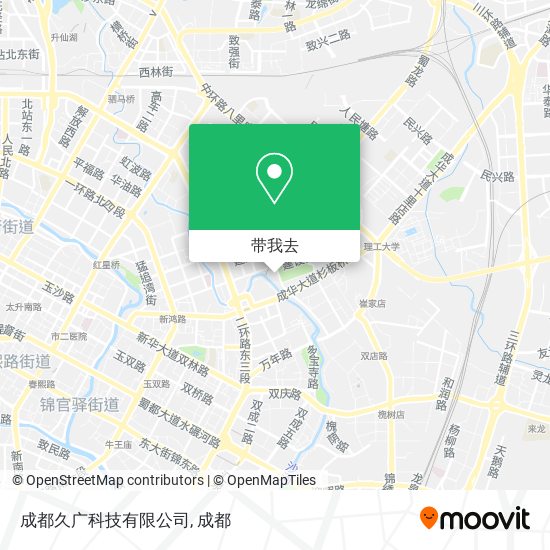 成都久广科技有限公司地图