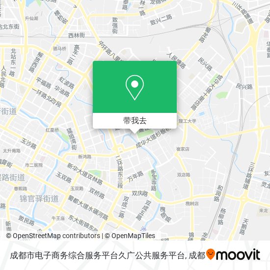 成都市电子商务综合服务平台久广公共服务平台地图