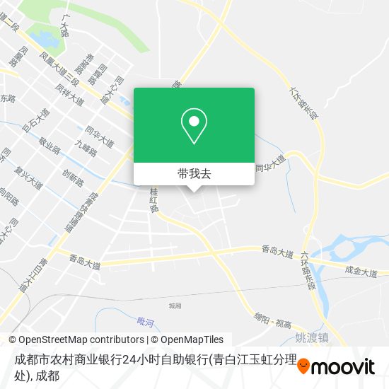 成都市农村商业银行24小时自助银行(青白江玉虹分理处)地图