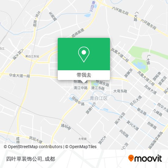 四叶草装饰公司地图
