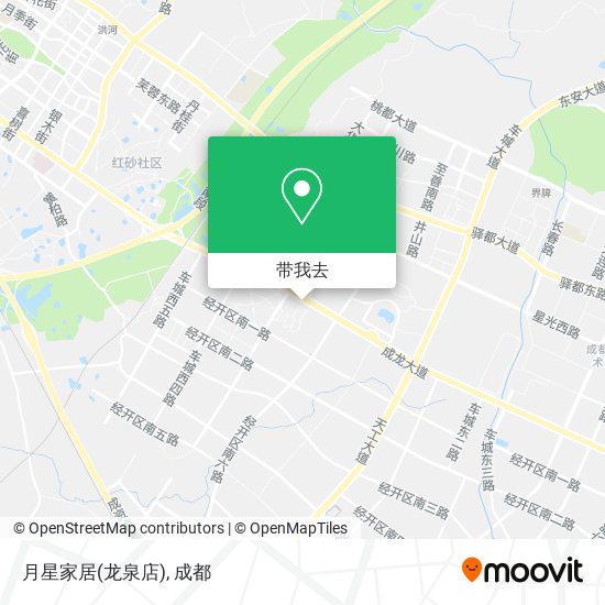 月星家居(龙泉店)地图