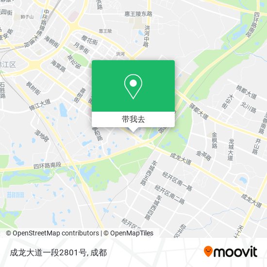 成龙大道一段2801号地图