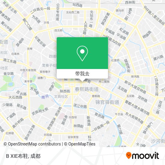 B XIE布鞋地图