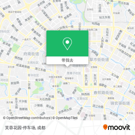芙蓉花园-停车场地图