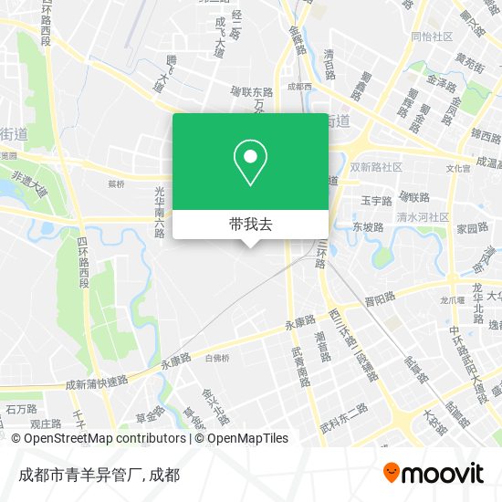 成都市青羊异管厂地图