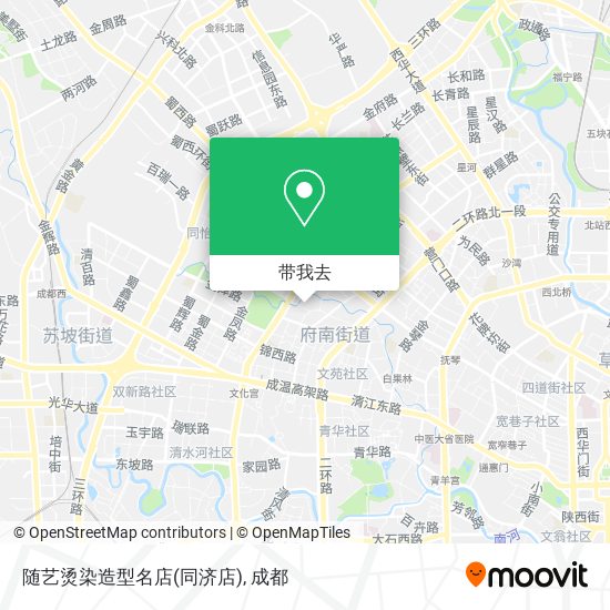 随艺烫染造型名店(同济店)地图