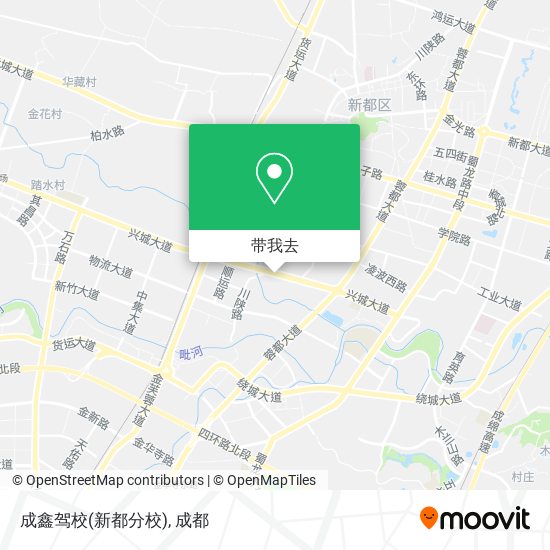 成鑫驾校(新都分校)地图