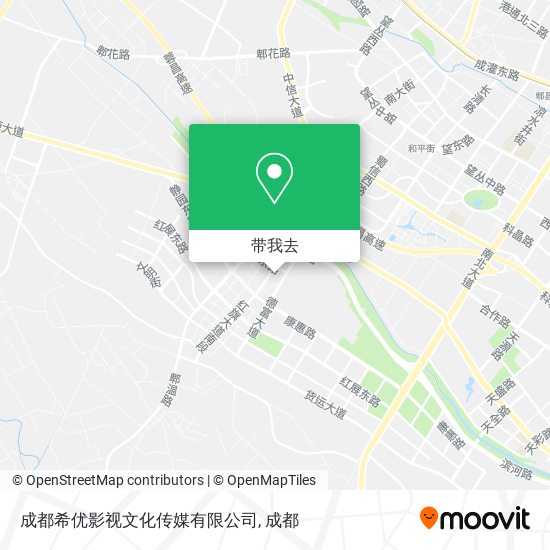 成都希优影视文化传媒有限公司地图