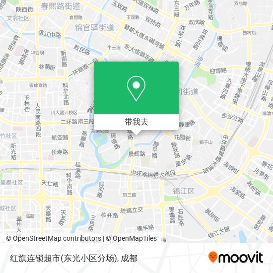 红旗连锁超市(东光小区分场)地图