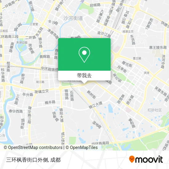 三环枫香街口外侧地图