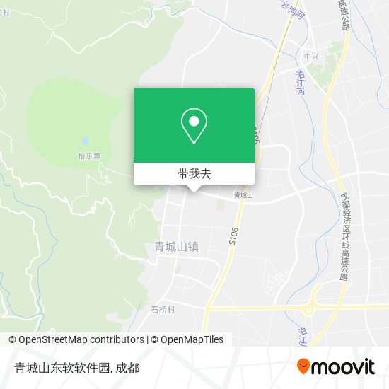 青城山东软软件园地图